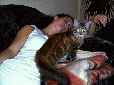 Briana mit fünf Monaten/five months old 