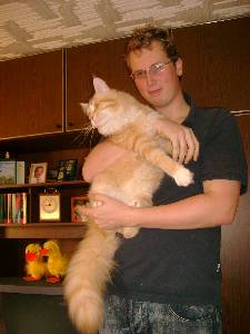 Egbert mit sieben Monaten / seven months old