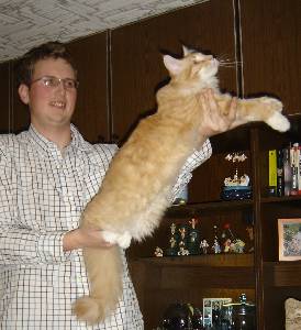 Egbert mit sieben Monaten / seven months old