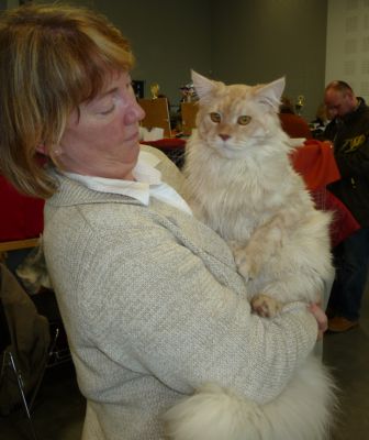 Julius mut Mama Dr. Tüllner zum Frühlingsfest der Samtpfoten in Flöha