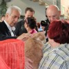 Forlan und Ministerpräsident Tillisch in Mülsen